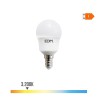 Bombilla esferica led e14 8,5 w 880 lm 3000 k luz calida ø4,5 x 8,8 cm