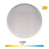 Aplique led circular 18 w 1950 lm 4000 k luz dia ip54 ø21 x 5,7 cm