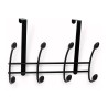 Colgador sobrepuerta negro (blister), 208 x 306 x 109 mm