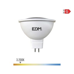 Bombilla dicroica led mr16 5 w 12 v 450 lm 3200 k luz calida ø5 x 5 cm