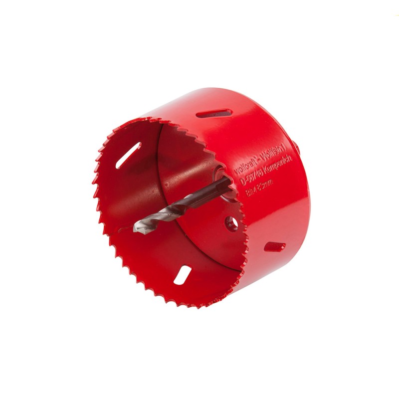 Sierra de corona bimetal completo con adaptador y broca piloto ø83 mm