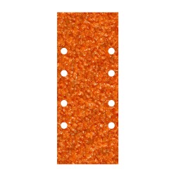 Hojas de lijar de corindón perforadas, 93 x 230 mm, grano 40, pack 5 uds