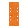 Hojas de lijar de corindón perforadas, 93 x 230 mm, grano 120, pack 5 uds