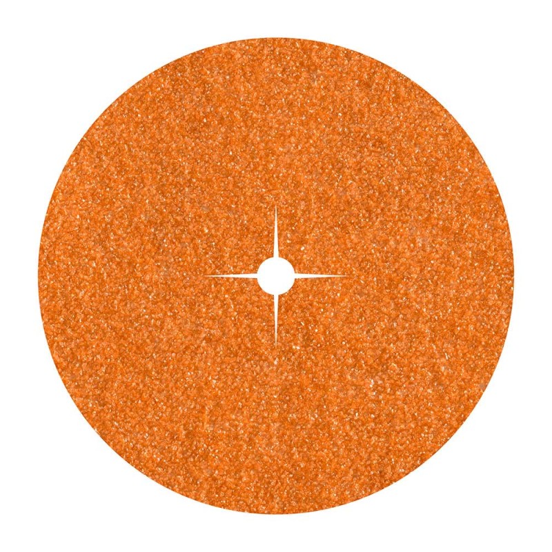 Discos de papel abrasivo de corindón ø125 mm, grano 120, pack 10 uds