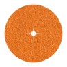 Discos de papel abrasivo de corindón ø125 mm, grano 120, pack 10 uds