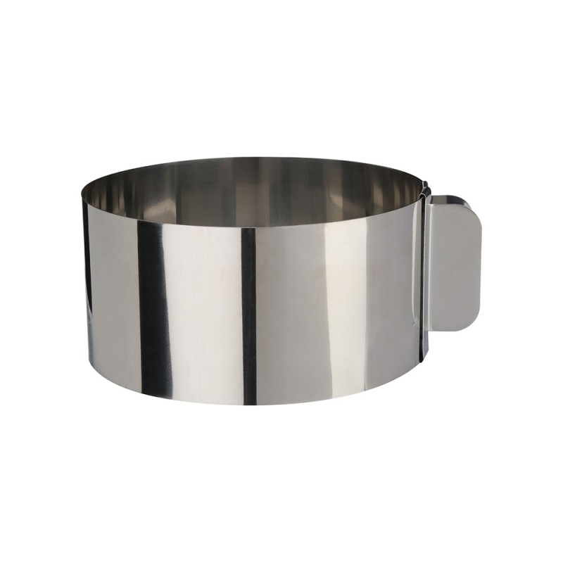 Molde para emplatar extensible inoxidable ø16 - 30 cm