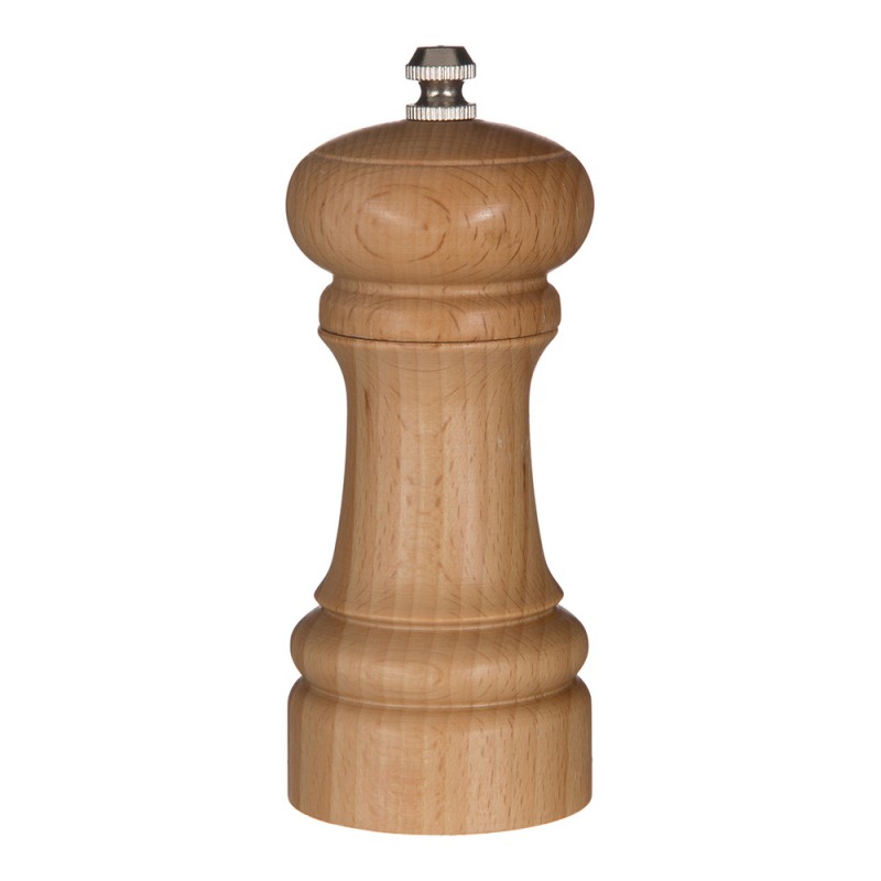 Molinillo para sal/pimienta de madera 14,5 cm