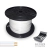 Cable paralelo 48v 2 x 0,75 mm blanco 1000 m (bobina grande)