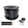 Cable paralelo 48v 2 x 0,75 mm negro 1000 m (bobina grande)