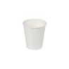 Vasos de cartón blancos 120cc, 30 uds