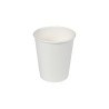 Vasos de cartón blancos 200cc, 50 uds