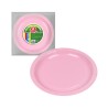 Platos de cartón rosa ø20 cm, 10 uds