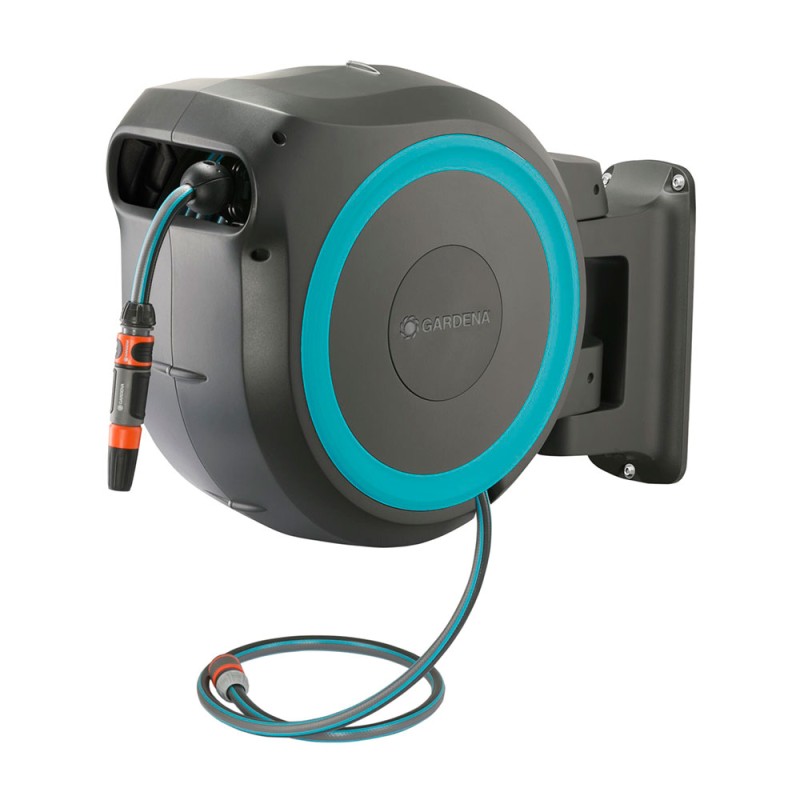 Portamangueras automatico rollup 25 m