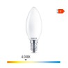 Bombilla vela led e14 4,3 w 470 lm 4000 k luz dia ø3,5 x 9,7 cm
