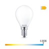 Bombilla esferica led e14 6,5 w 806 lm 6500 k luz fria ø4,5 x 8 cm