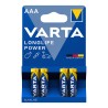 Pila alkalina longlife power aaa - lr03 (blister 4 uds) ø10,5x44,5mm