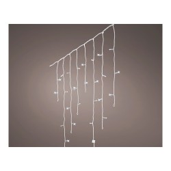 Cortina led icicle, 240 leds, multifunción, luz fría, exterior, 5,8 m