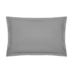 Funda de almohada color gris 70 x 50 cm