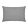 Funda de almohada color gris 70 x 50 cm