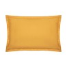 Funda de almohada color mostaza 70 x 50 cm