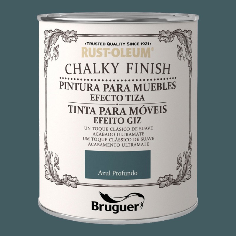 Rust-oleum chalky finish muebles azul profundo 750 ml