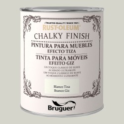 Rust-oleum chalky finish muebles blanco tiza 750 ml