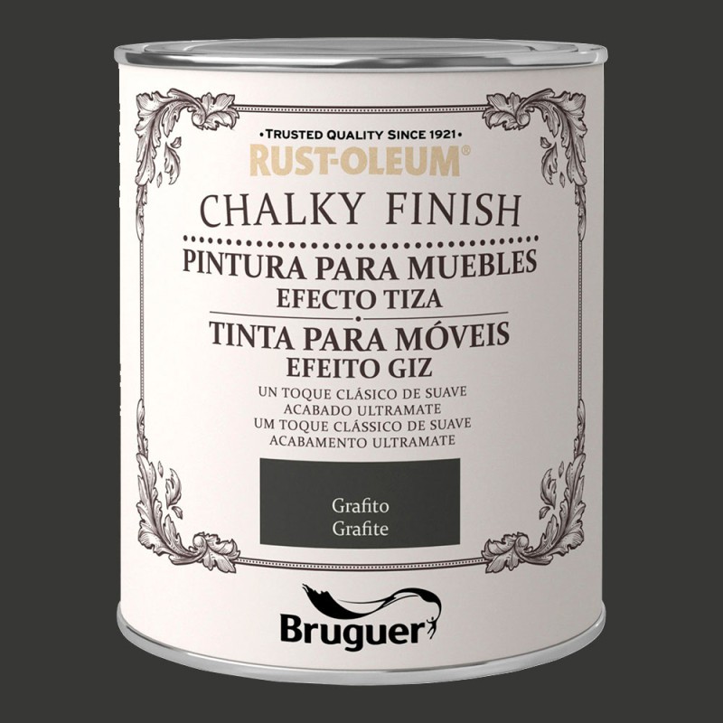 Rust-oleum chalky finish muebles grafito 750 ml