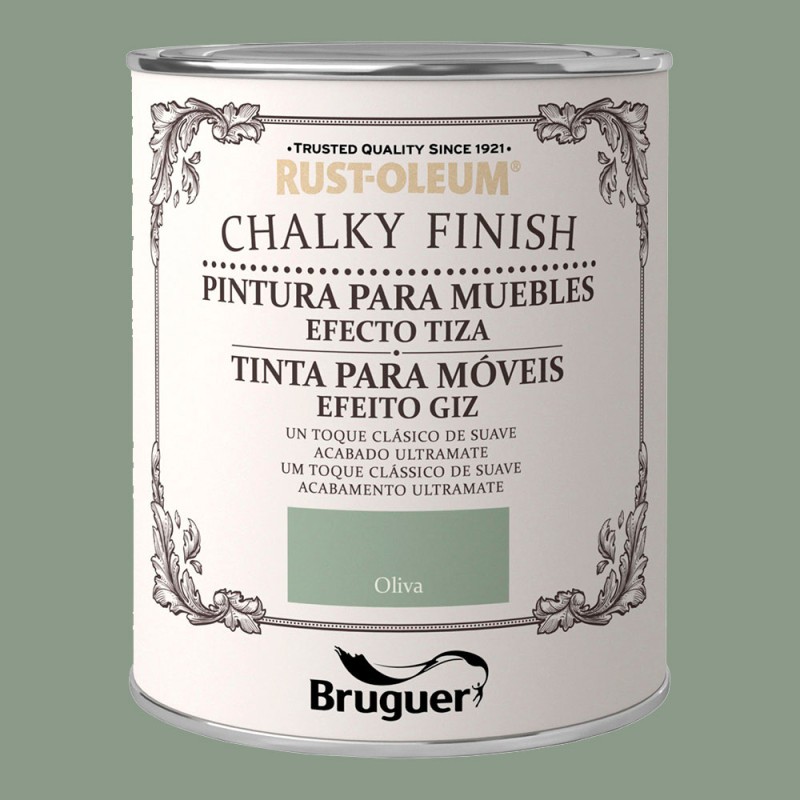 Rust-oleum chalky finish muebles oliva 750 ml