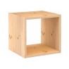 Estanteria modular 1 cubo dinamic pino macizo 36,2 x 33 x 36,2 cm
