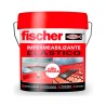 Impermeabilizante rojo con fibras 15 l
