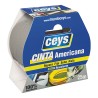 Cinta americana plata 50 mm x 25 m
