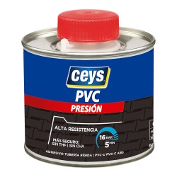 Adhesivo pvc presion tapon pincel 500 ml