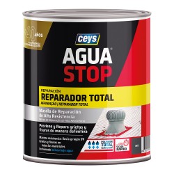 Masilla agua stop reparador total gris 1 kg