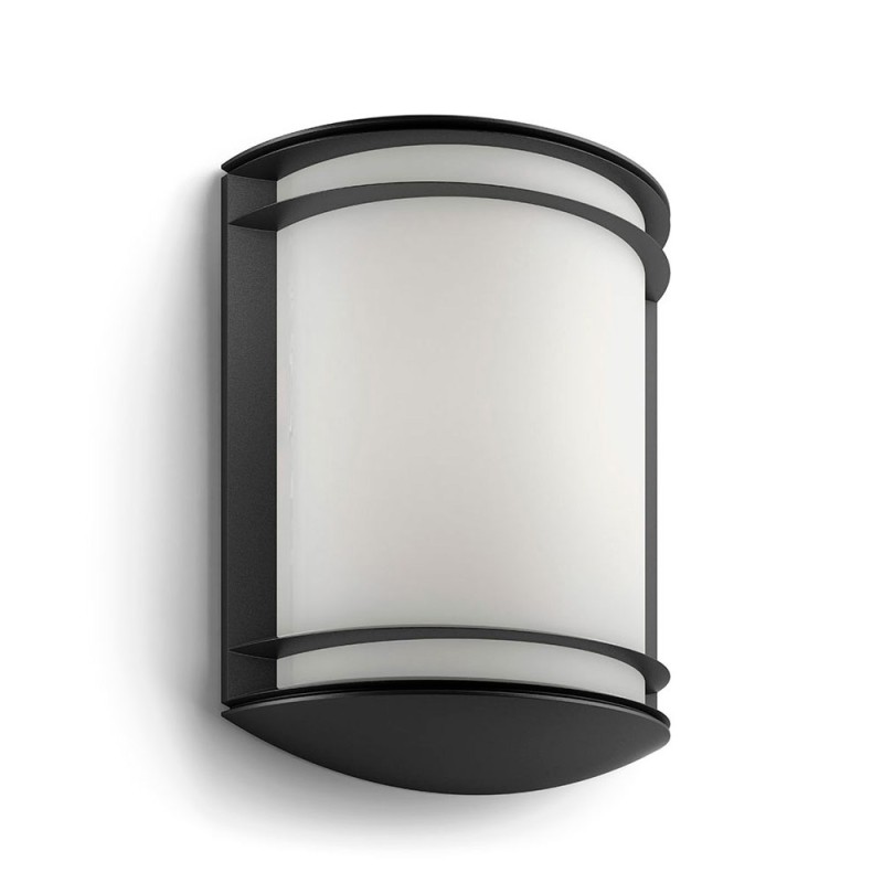 Aplique led modelo antelope 6 w 600 lm 4000 k negro 8,9 x 26,9 x 19,9 cm