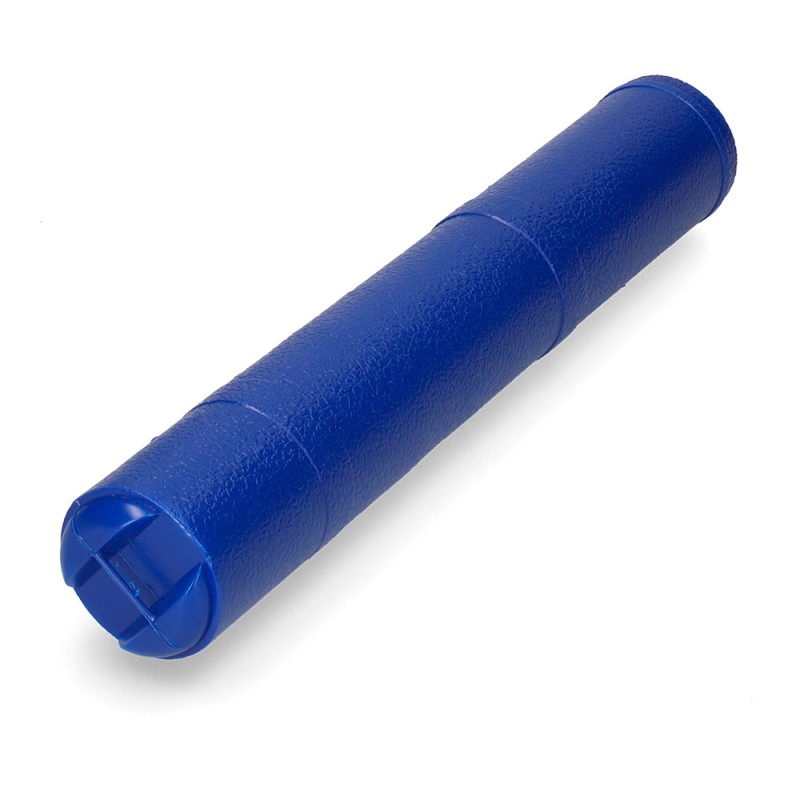 Tubo portaplanos extensible de 40 a 75 cm ø65 mm color azul