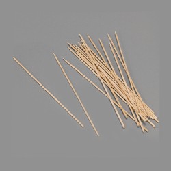Pinchos de madera higiénicos 200 x 2 mm, blister 100 uds
