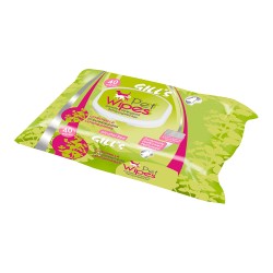 Toallitas humedas mascotas xl aroma citronela 30 x 20 cm, 40 uds