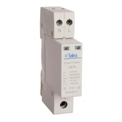 Protector sobretension 1p+n 15ka 275v transitorio 1 modulo solera (retractilado) lst2