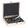 Estuche de madera sommelier 9 piezas