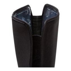 Enfriador de neopreno negro para botellas