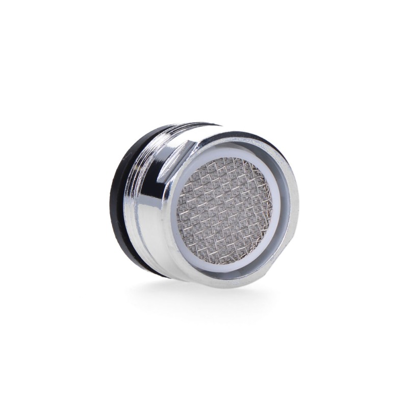 Atomizador - economizador de caudal de agua. para grifo. color cromado. macho 24/100