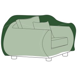 Funda de protección cubre sillón 130x90x70cm 240g/m