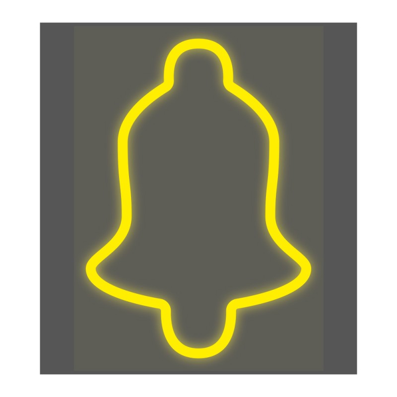 Figura flexiled campana blanco calido 71 cm