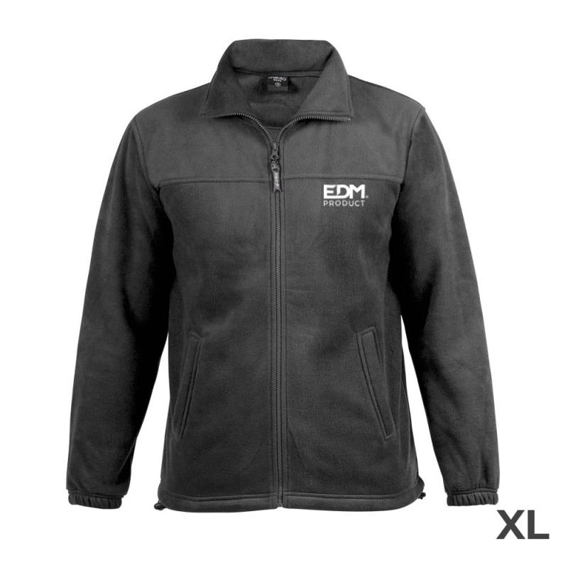 Chaqueta polar fleece 280g/m con cremallera talla-xl