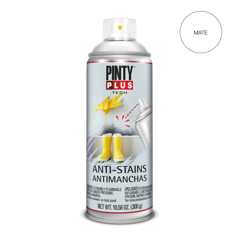 Pintura en spray tech 520 cc antimanchas x101 blanco