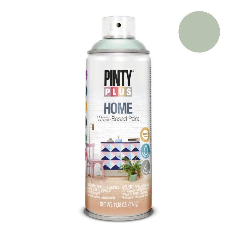 Pintura acrílica spray home water-based 520 cc vintage green hm415