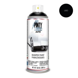 Pintura en spray auto 520 cc bumper liso bl104 negro