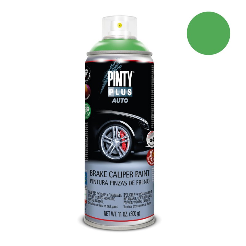 Pintura en spray auto 520 cc pinzas freno pf136 verde
