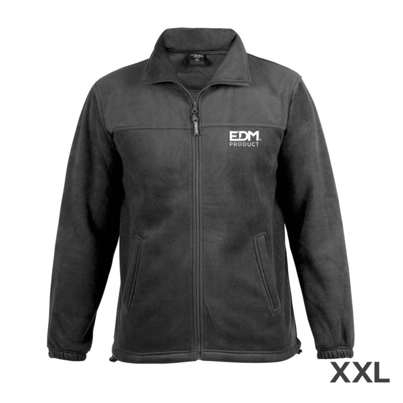 Chaqueta polar fleece 280g/m con cremallera talla-xxl