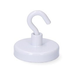 Imán decorativo con gancho ø32 x 7 mm